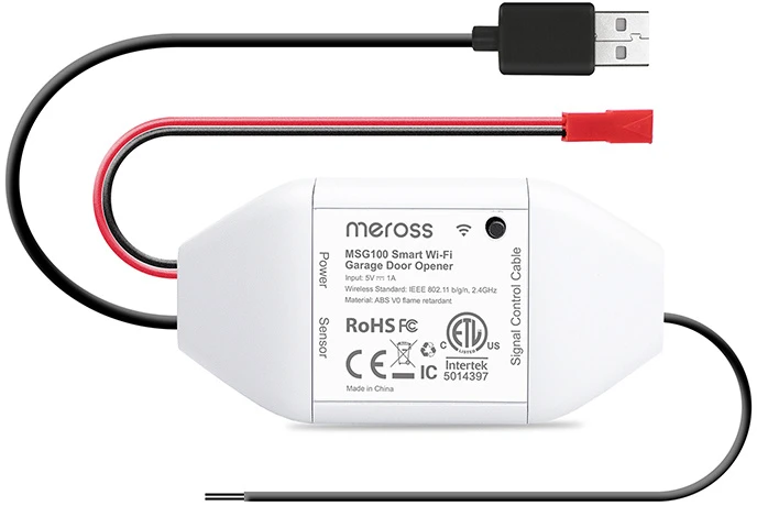 Meross MSG100HK išmanus garažo vartų valdiklis veikiantis su Apple Homekit