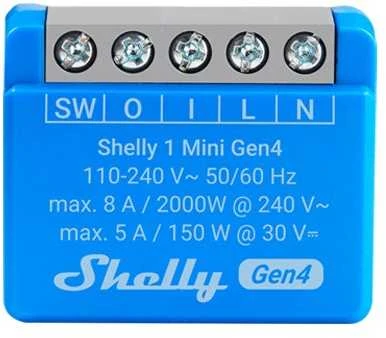 Shelly 1 Mini Gen4, 2 vnt.