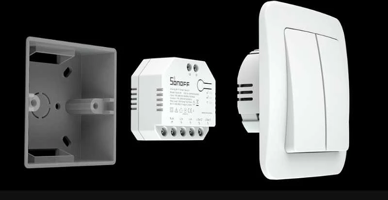 Išmanusis jungiklis WiFi Sonoff Dual R3