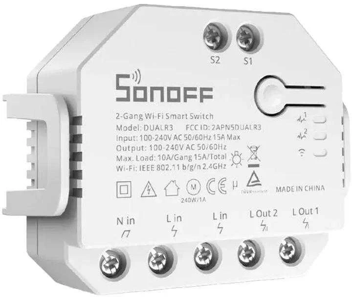 Išmanusis jungiklis WiFi Sonoff Dual R3