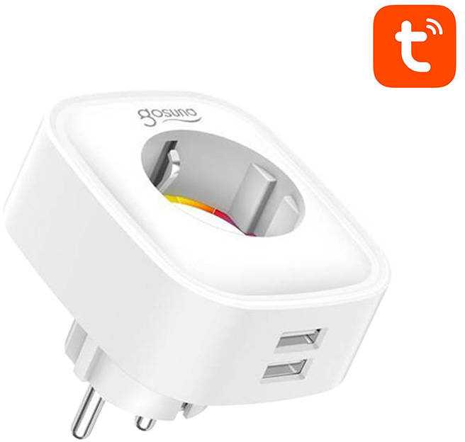 Išmanusis kištukas - Gosund SP112 Išmanusis Wi-Fi kištukas 2xUSB Baltas