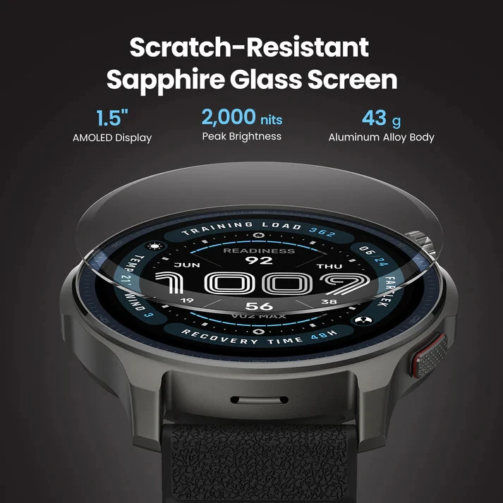 Išmanusis laikrodis Amazfit Balance 2 Juodas