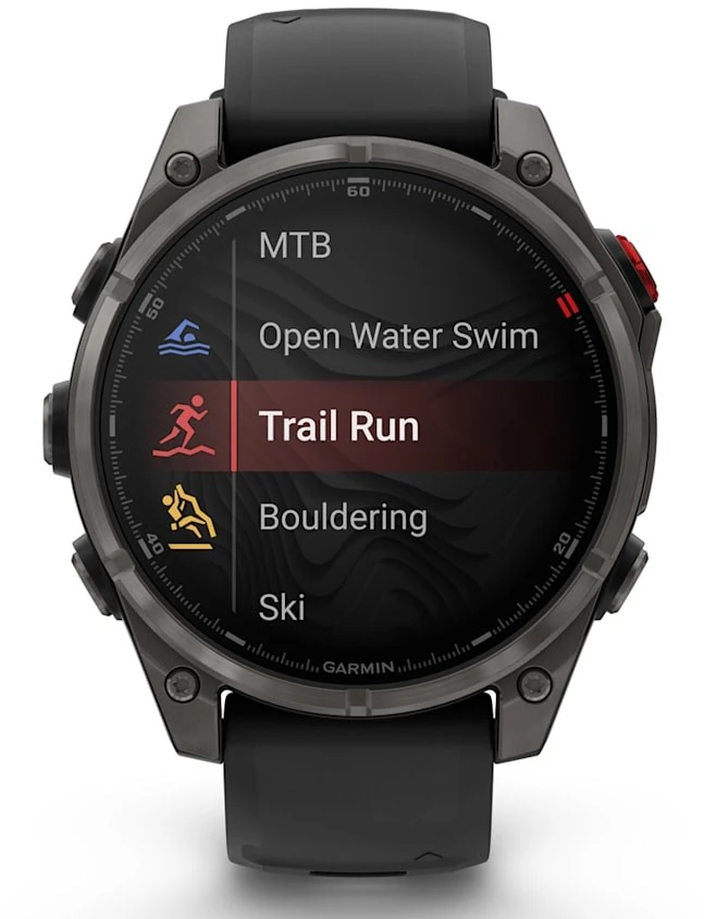 Išmanusis laikrodis - Garmin fēnix 8 Pro 1.4" AMOLED GPS, 15 dienų baterijos veikimo laikas, pilka