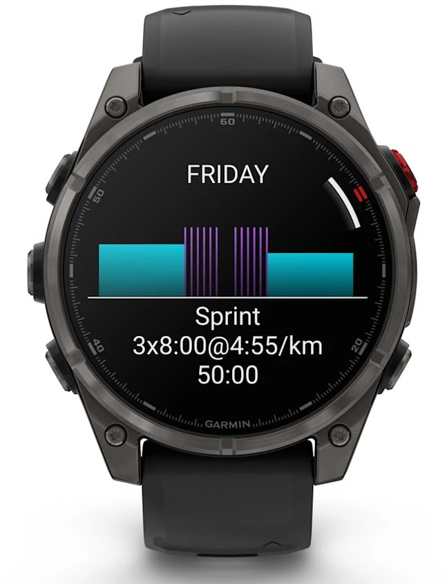 Išmanusis laikrodis - Garmin fēnix 8 Pro 1.4" AMOLED GPS, 15 dienų baterijos veikimo laikas, pilka