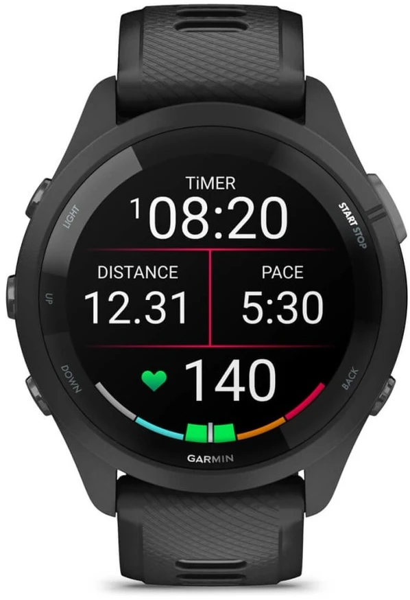 Išmanusis Laikrodis - Garmin Forerunner 265 1.3" AMOLED GPS Wi-Fi Jutiklinis Ekranas Juodas