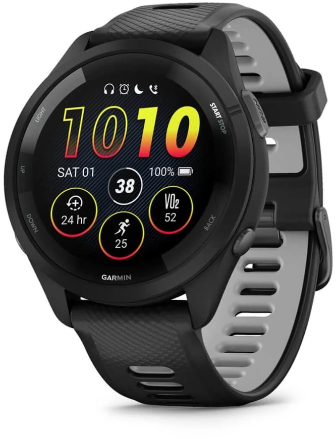 Išmanusis Laikrodis - Garmin Forerunner 265 1.3" AMOLED GPS Wi-Fi Jutiklinis Ekranas Juodas