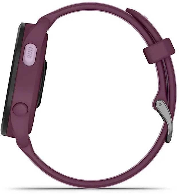 Išmanusis laikrodis Garmin Forerunner® 165 Music Uogų / alyvinės spalvos