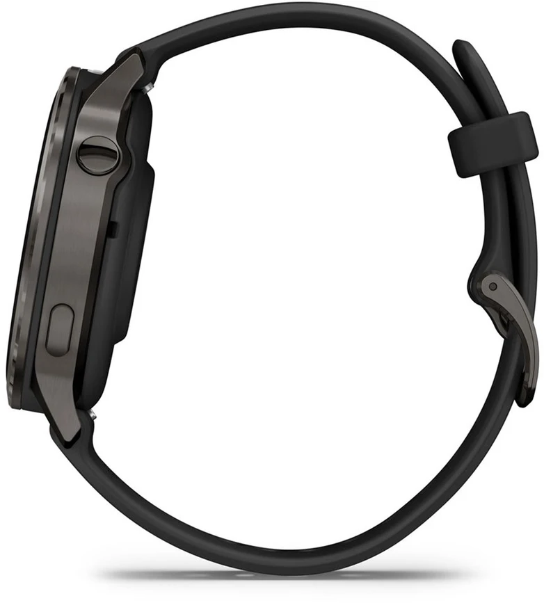 Išmanusis laikrodis Garmin Venu® 4 - 41 mm Skalūno spalvos su juodu silikoniniu dirželiu | 010-03013-02