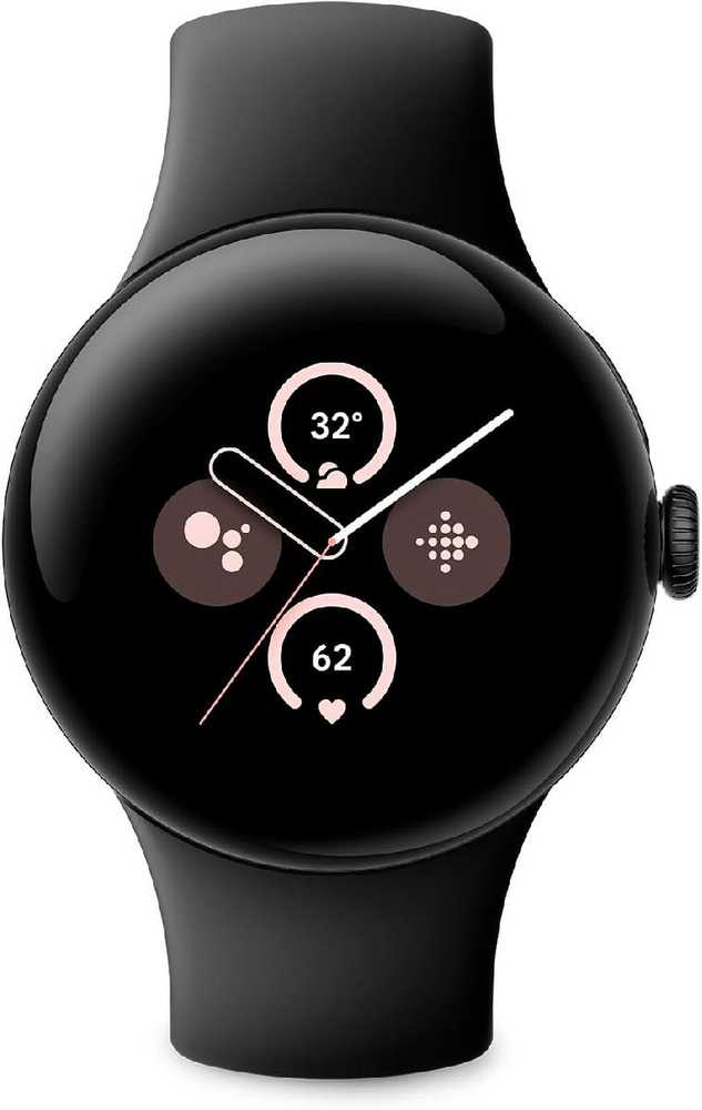 šmanusis laikrodis Google Pixel Watch 2 LT, Juodos spalvos