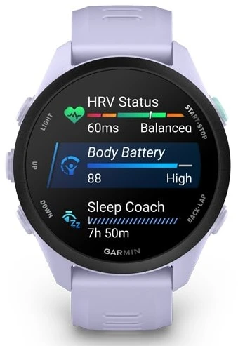 Išmanusis laikrodis GPS Sportinis Laikrodis - Garmin Forerunner 70 43 mm 1,2" AMOLED 390 x 390 GPS Levandų Rūkas
