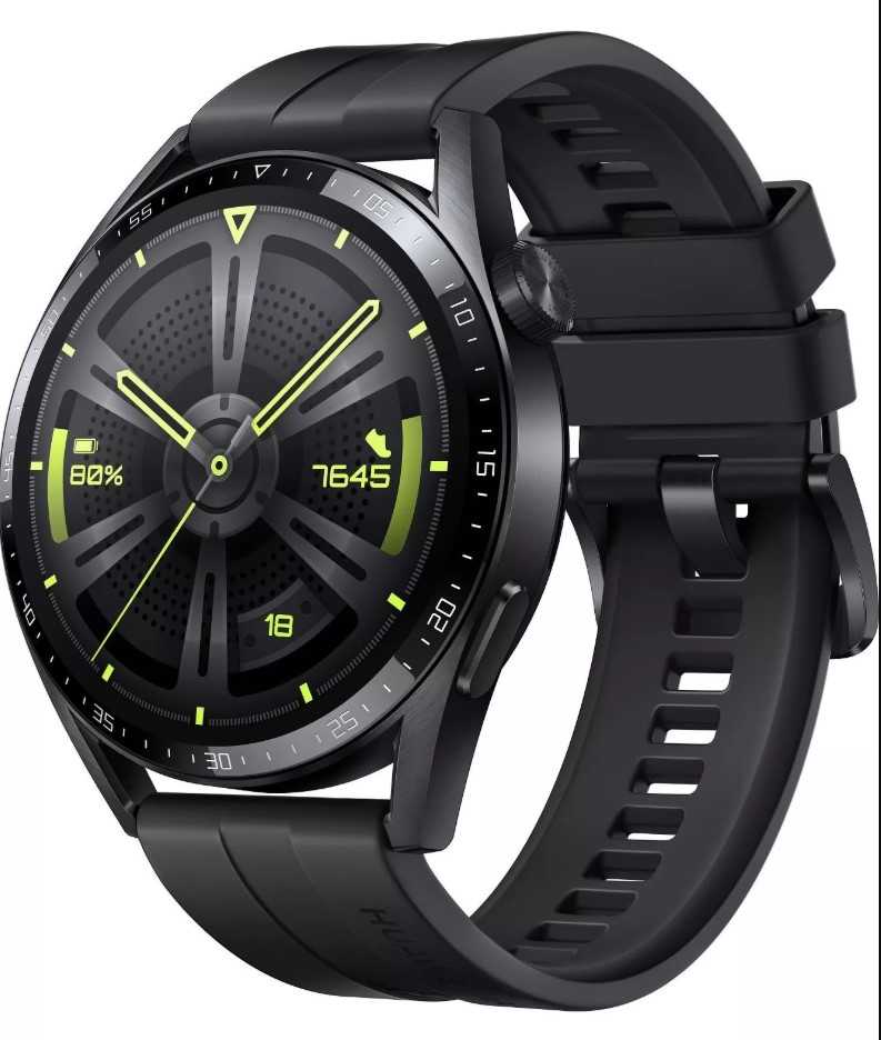 Išmanusis laikrodis Huawei Watch GT 3 Active Edition (46 mm), Juodos spalvos