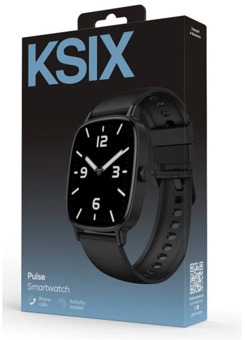 Ksix Išmanusis laikrodis PULSE, Juodas