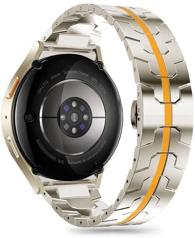 „Tech-Protect“ nerūdijančio plieno apyrankė „Samsung Galaxy Watch 4/5/5 Pro / 6/7 / FE“ – titano