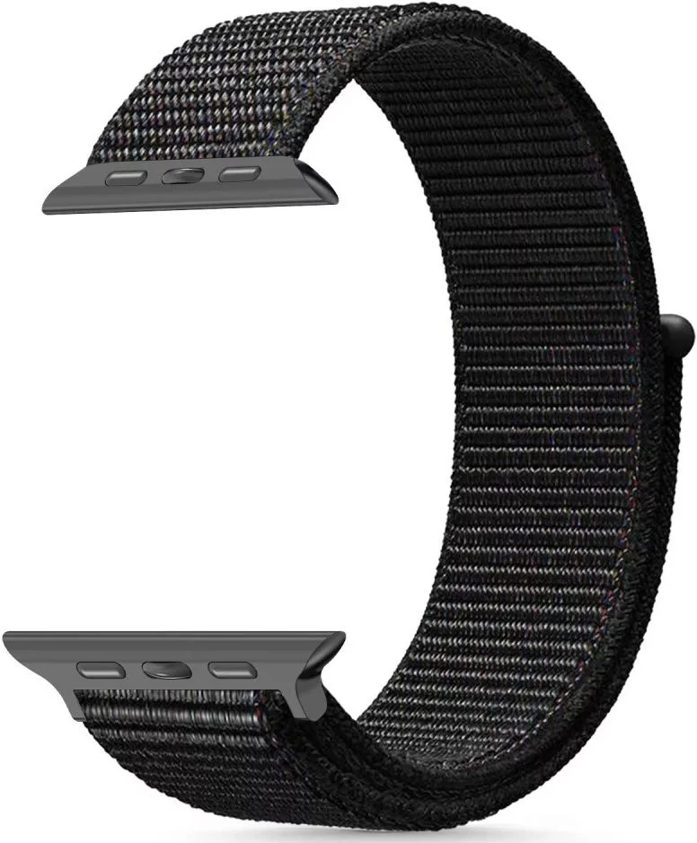 Apyrankė Watch 6 / 7 / 8 / 9 / 10 / SE / Ultra 1 / 2 (44 / 45 / 46 / 49 mm) Tech-Protect Nylon juodos spalvos