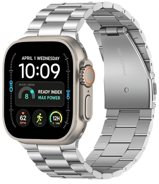 Laikrodžio dirželis - Tech-Protect Nerūdijančio plieno 44/45/46/49 mm Sidabrinis