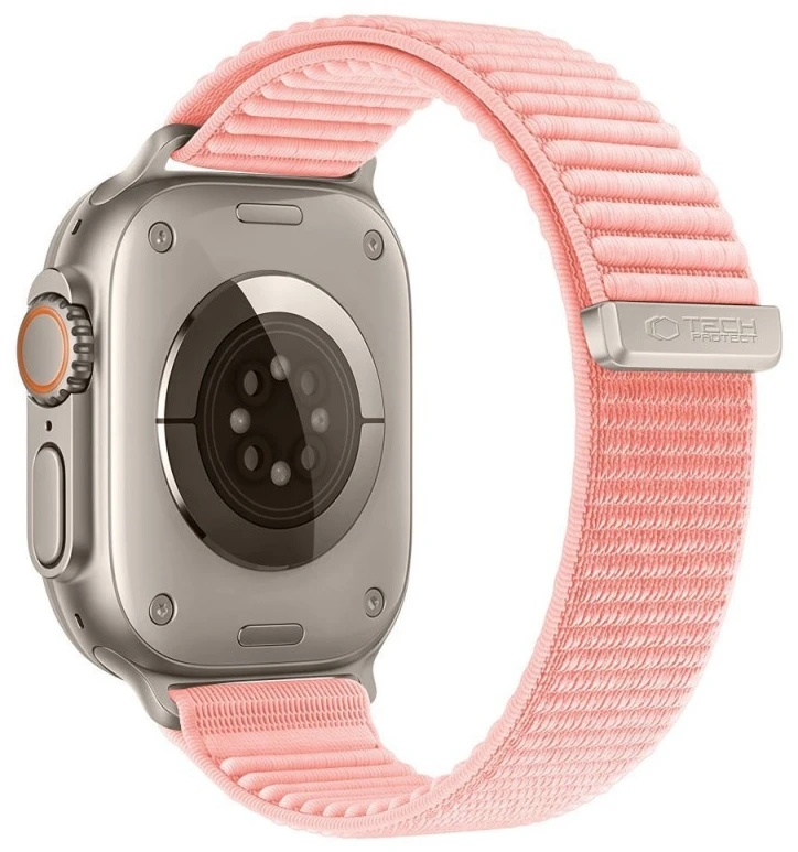 Laikrodžio dirželis - Tech-Protect NylonLoop 40/41/42 mm švelniai rožinis