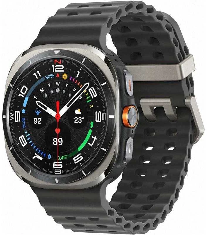 Išmanusis laikrodis Samsung L705 Galaxy Watch Ultra LTE, Titanium Pilkas