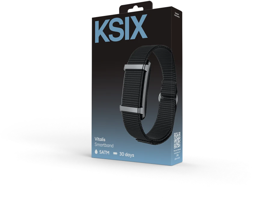 Išmanusis laikrodis Ksix Smart Bracelet VITALIS, Juodas