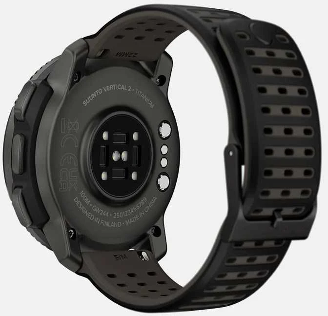 Išmanusis laikrodis SUUNTO VERTICAL 2 TITANIUM Juodas sportinis laikrodis