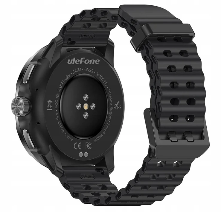Išmanusis laikrodis - Ulefone Armor Watch Pro 1,5 colio AMOLED Žalias juodas