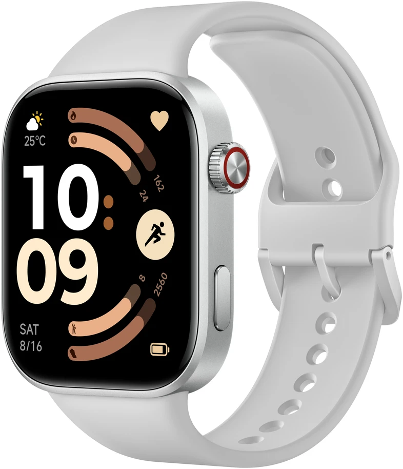 Išmanusis laikrodis - Xiaomi Redmi Watch 6 BHR08CUGL 2,07 col. AMOLED 432 × 514 pikselių 550 mAh 31 g sidabro pilka
