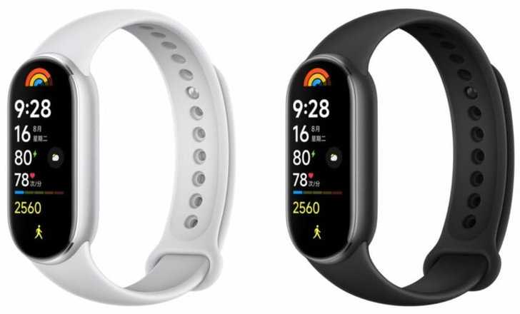 Išmanioji apyrankė Xiaomi Smart Band 9,  sidabrinės spalvos