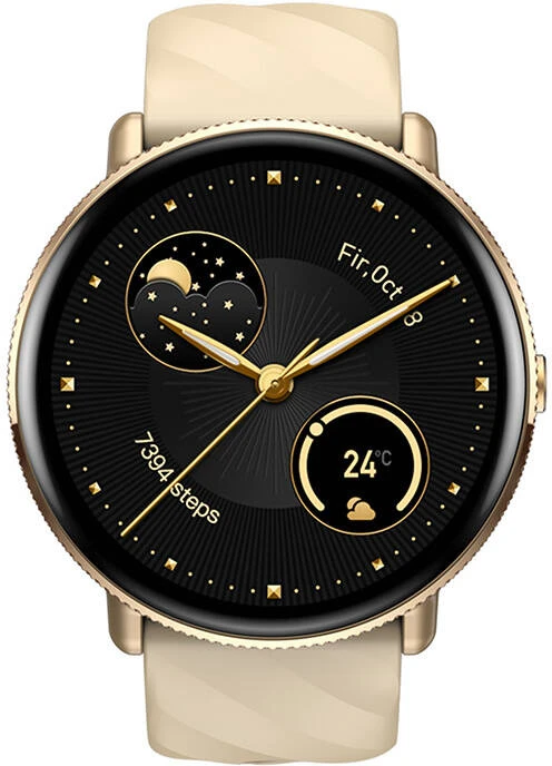 Išmanusis laikrodis - Zeblaze GTR 3 Pro 1.43" AMOLED, 100+ sporto režimų, auksinis
