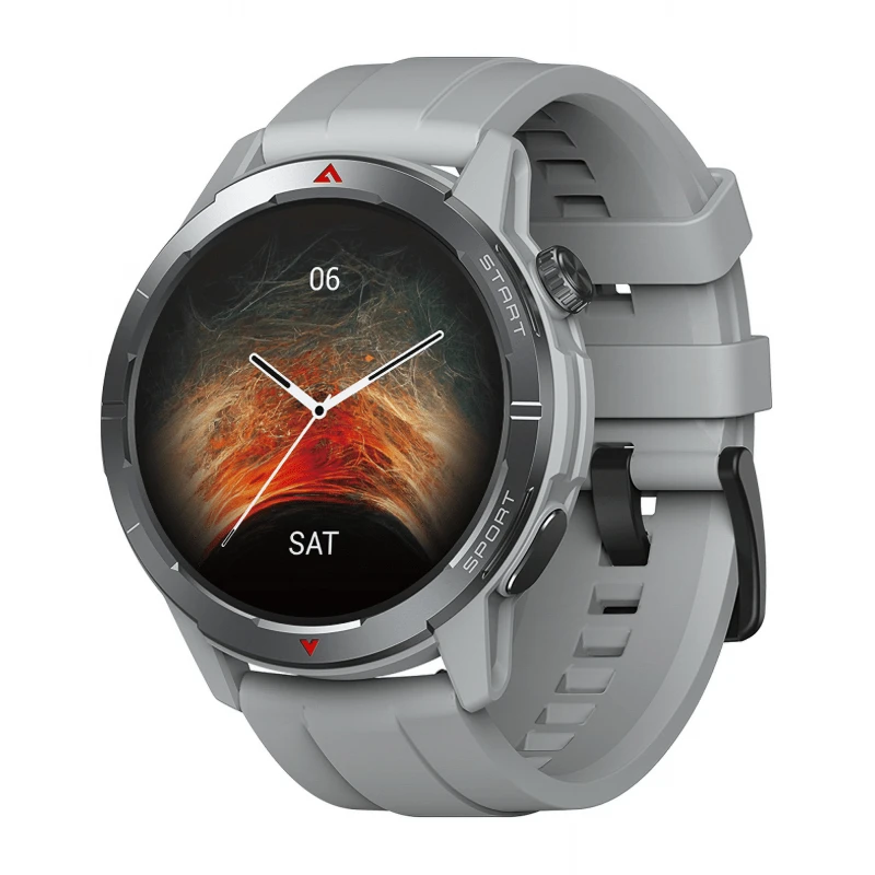 Išmanusis Laikrodis - Zeblaze Stratos 3 Ultra 1.43" AMOLED, Dual GPS, 5 ATM Vandeniui Atsparus Baltas