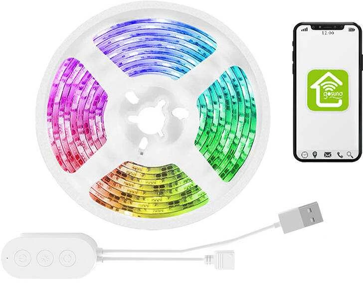 Smart WiFi RGB LED šviesos juosta Gosund SL1 (2,8m), Tuya