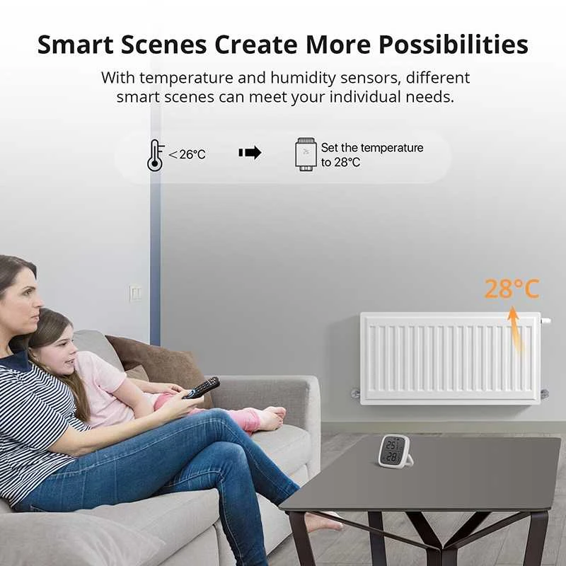 Sonoff TRVZB Zigbee termostatinis radiatoriaus vožtuvas