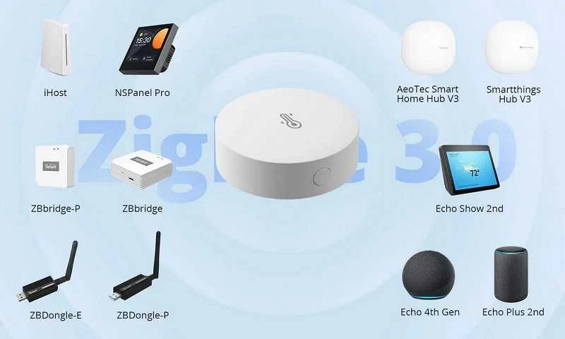 Sonoff SNZB-02P Zigbee 3.0 temperatūros ir drėgmės sensorius