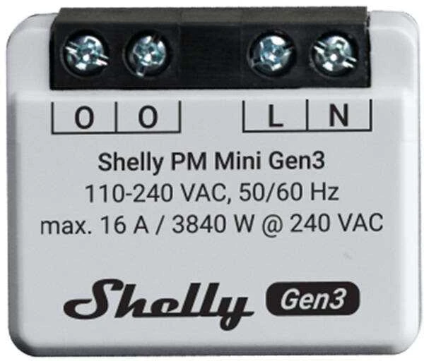 2 Shelly PM Mini Gen3 valdiklių rinkinys