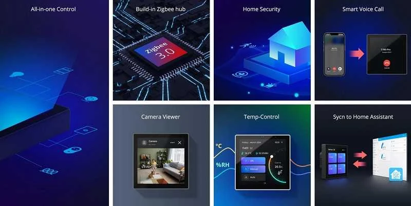 SONOFF NSPanel Pro išmanioji valdymo panelė, Zigbee 3.0, BT, Wi-Fi