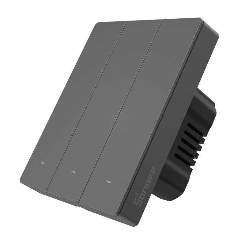 SONOFF M5 3 klavišų sieninis jungiklis 80mm pločio M5-3C-80