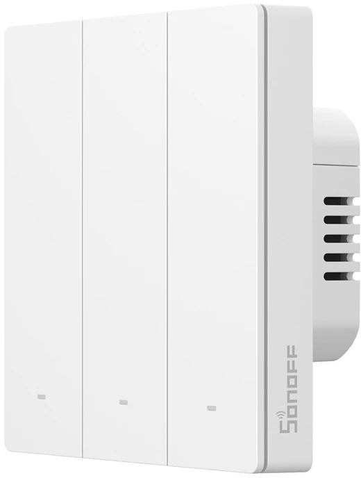 Sonoff SwitchMan ZBM5 Zigbee jungiklis 3 klavišų, baltas 86W