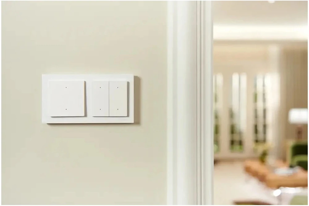 Aqara H2 Išmanus 4 mygtukų 2 kanalų zigbee, Thread jungiklis (WS-K08D)