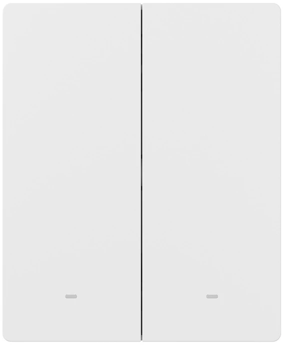 Sonoff SwitchMan ZBM5 Zigbee jungiklis 2 klavišų, baltas 80W