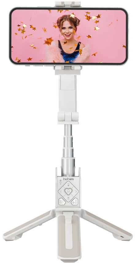 Hohem GIMBAL 3in1 do Telefonu Smartfona Hohem iSteady Q Baltas
