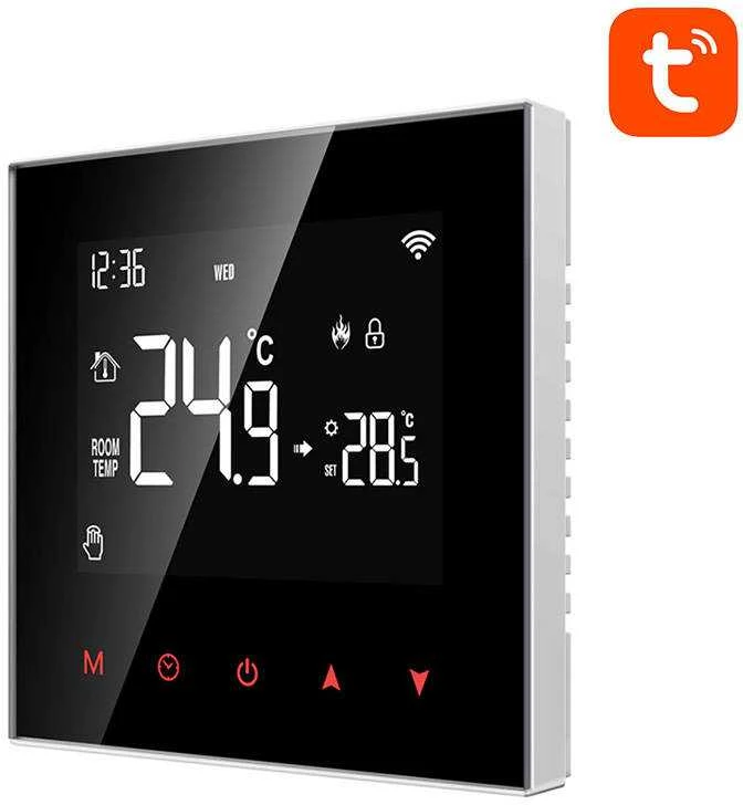 Avatto ZWT100 Zigbee termostatas katilo valdiklis 3A TUYA