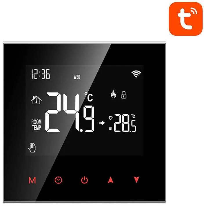 Avatto ZWT100 Zigbee termostatas katilo valdiklis 3A TUYA