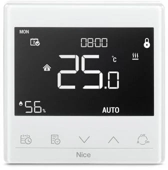 „Nice Warm-Control Baltas“ grindinio šildymo termostatas