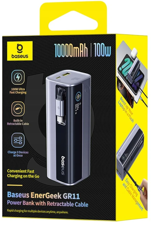 Išorinė Baterija - Baseus EnerGeek GR11 10 000 mAh 100 W
