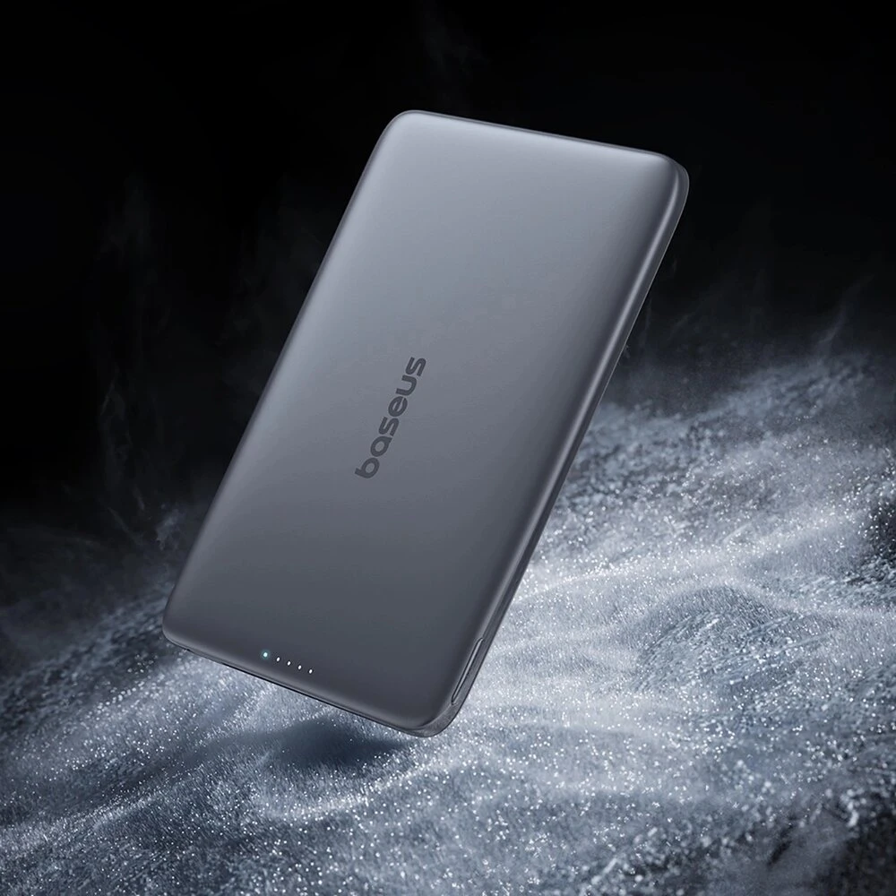 Baseus PicoGo AM41 ultra-slim magnetic 5000 mAh 20W pilka