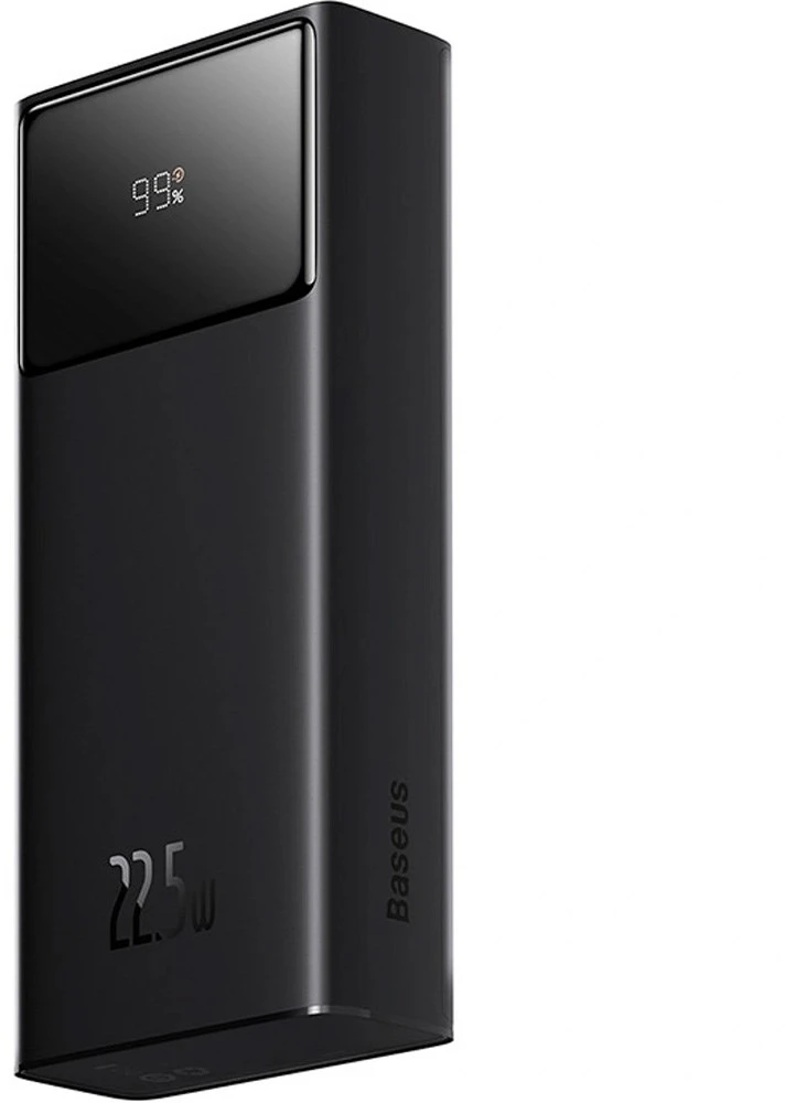 LiPo išorinis akumuliatorius (Powerbank) 20000mAh 22.5W su PD3.0 QC3.0 2xUSB + USB C Star-lord juodas BASEUS