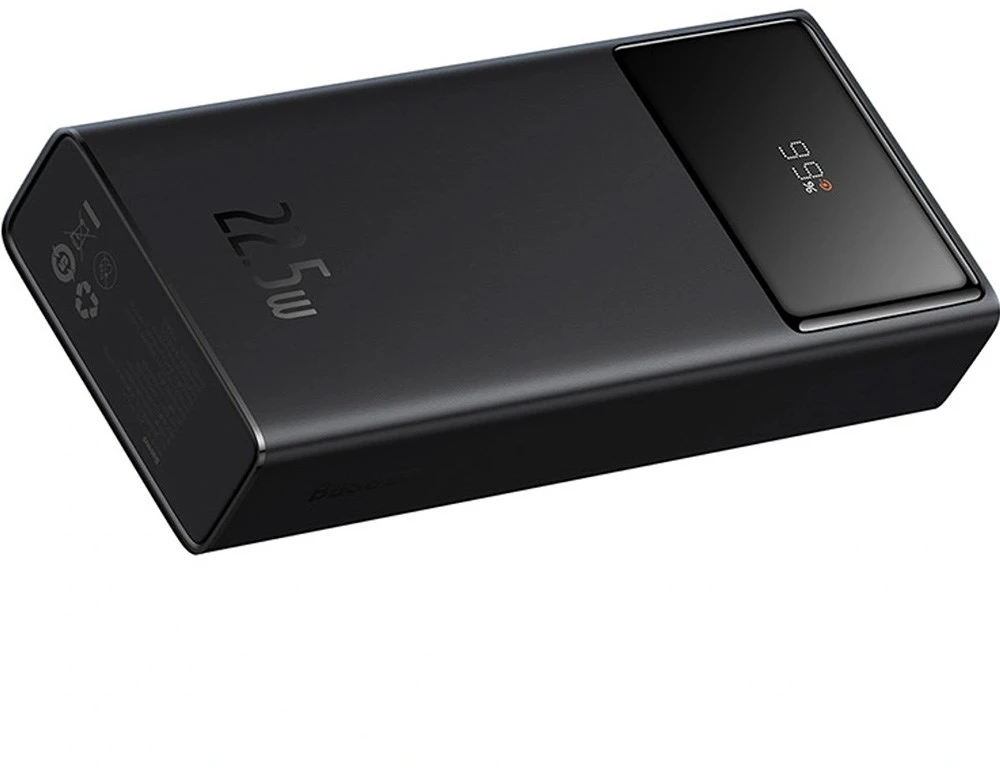 LiPo išorinis akumuliatorius (Powerbank) 20000mAh 22.5W su PD3.0 QC3.0 2xUSB + USB C Star-lord juodas BASEUS