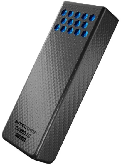 Nitecore Carbo 20 greito įkrovimo USB-C dvigubas 13400mAh maitinimo blokas