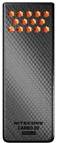 Powerbank Nitecore Carbo 20 Oranžinis