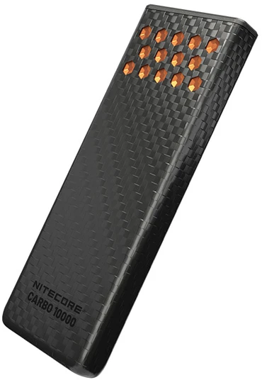 Išorinė baterija - Nitecore CARBO10000 Gen2 10 000 mAh oranžinė