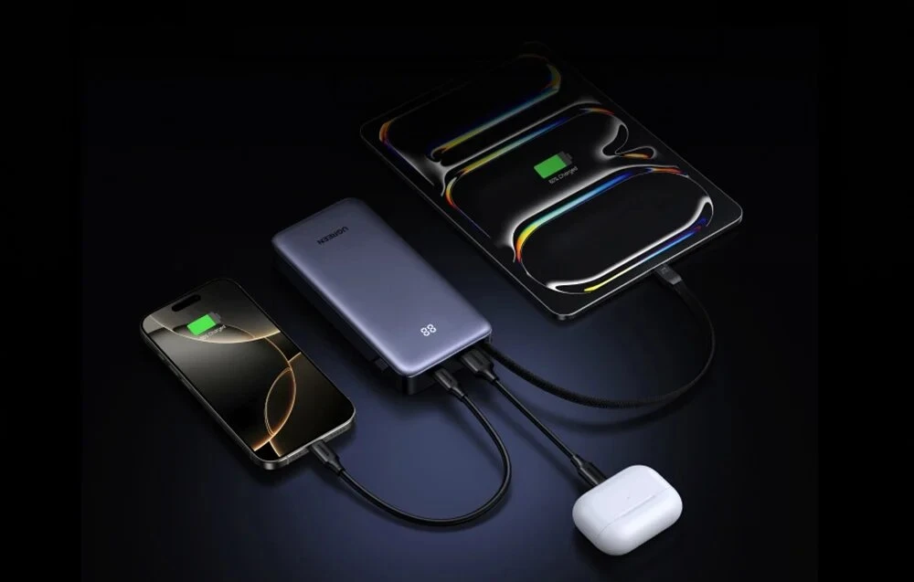 Ugreen PB537 20000 mAh 55W pilka