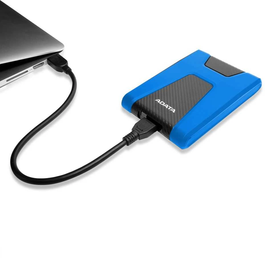 Kietasis išorinis diskas Adata HD650 1TB 2.5", USB 3.1 (suderinama su USB 2.0), Mėlynas